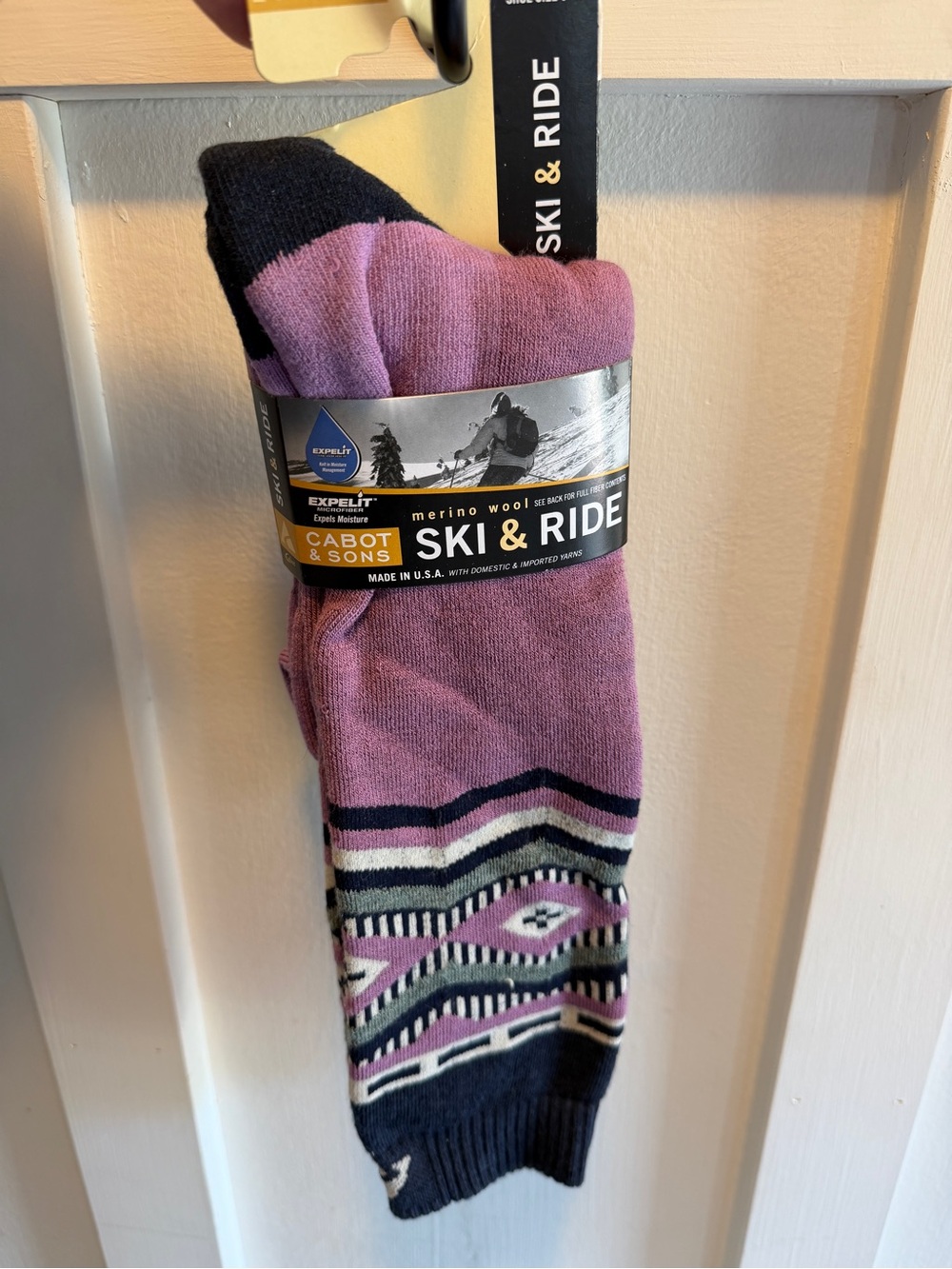 Ski & Ride Merino Wool Socks - Purple